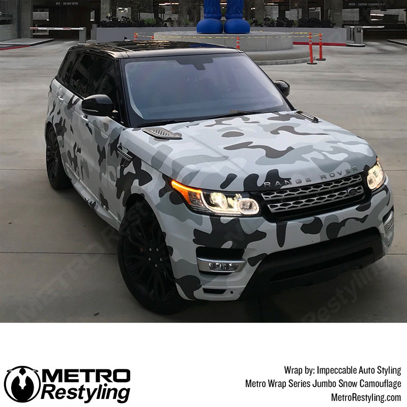 Como Wrap R160 Snow Camo Vinyl Wrap