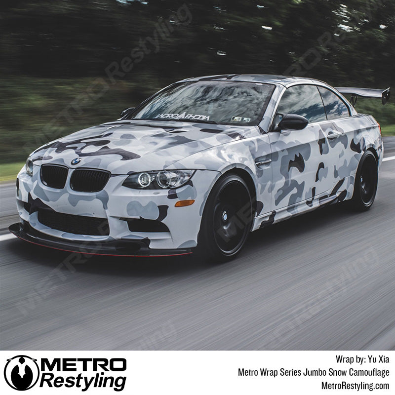 Como Wrap R160 Snow Camo Vinyl Wrap