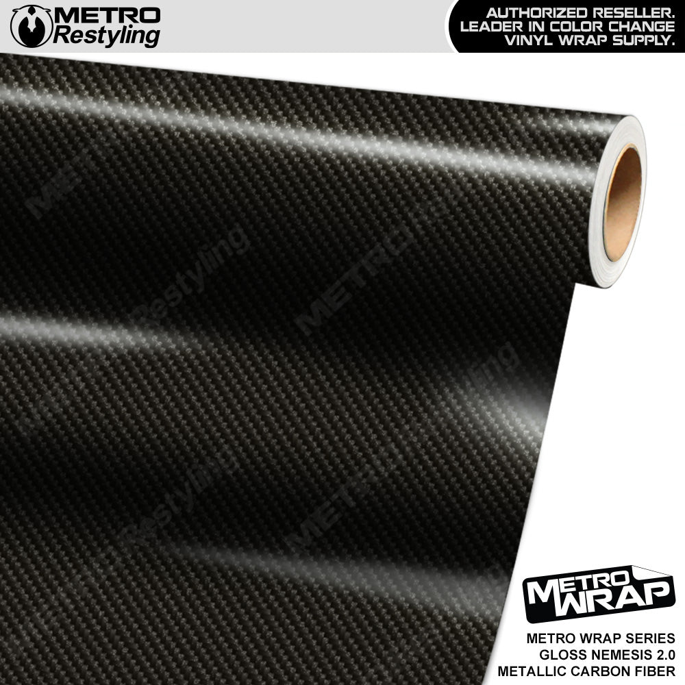 Metro Wrap Nemesis Metallic Carbon Fiber 2.0 Vinyl Film