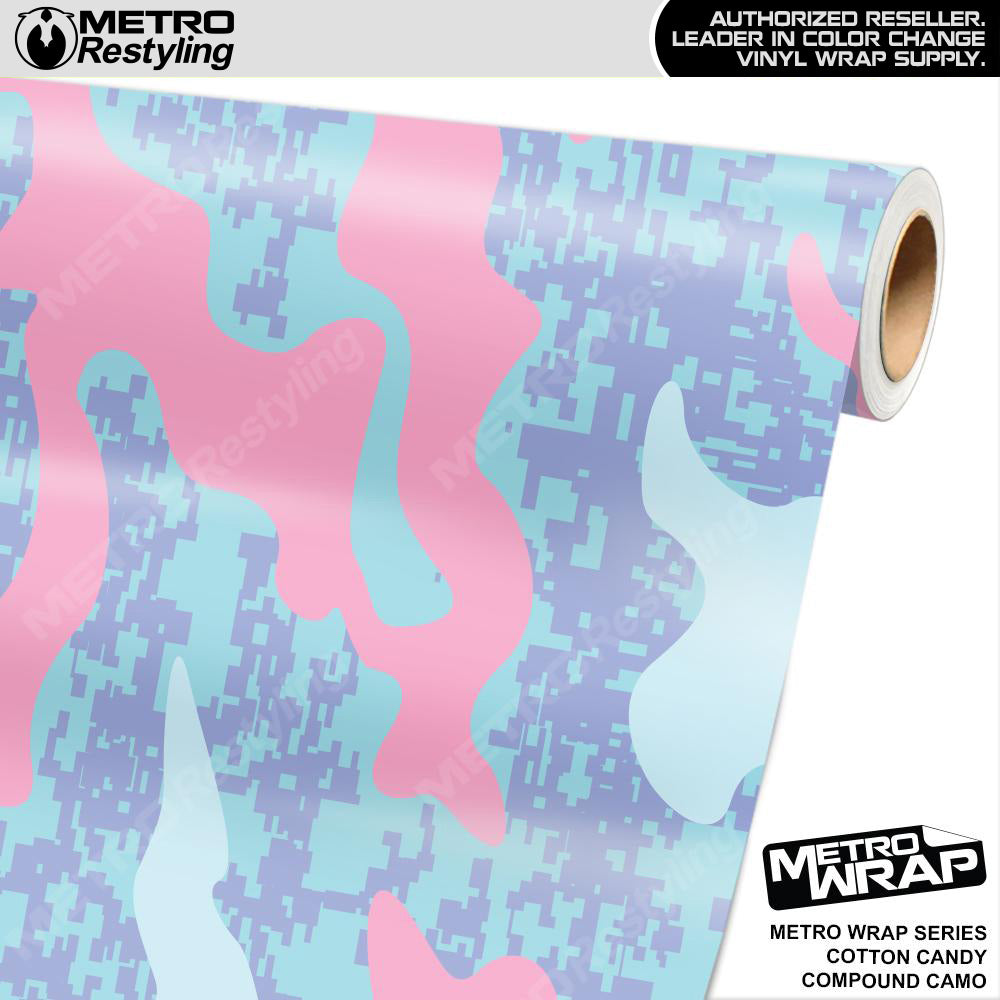 Metro Wrap Compound Cotton Candy Camouflage Vinyl Film