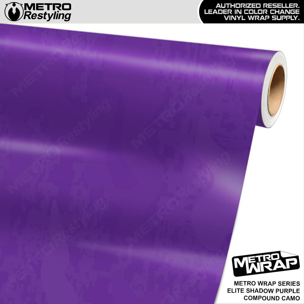 Metro Wrap Compound Elite Shadow Purple Camouflage Vinyl Film