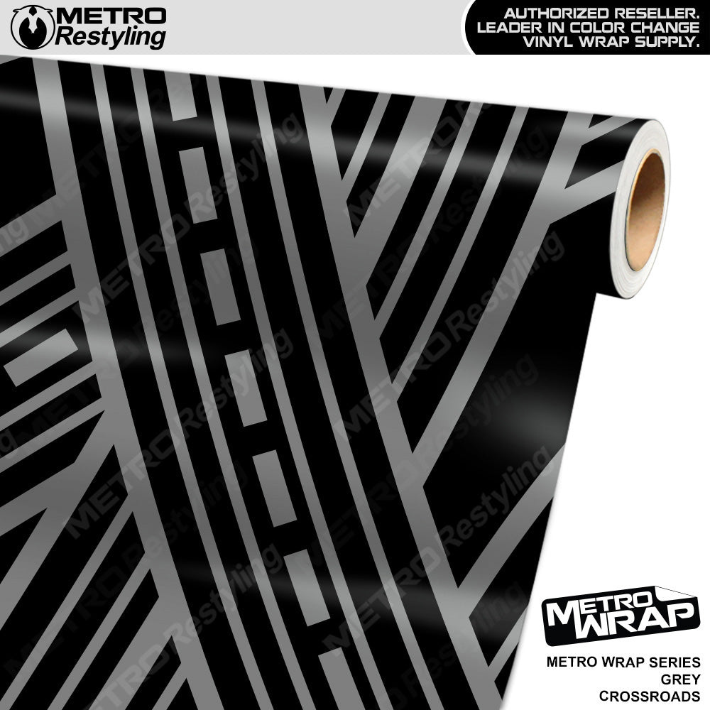 Metro Wrap Crossroads Gray Vinyl Film