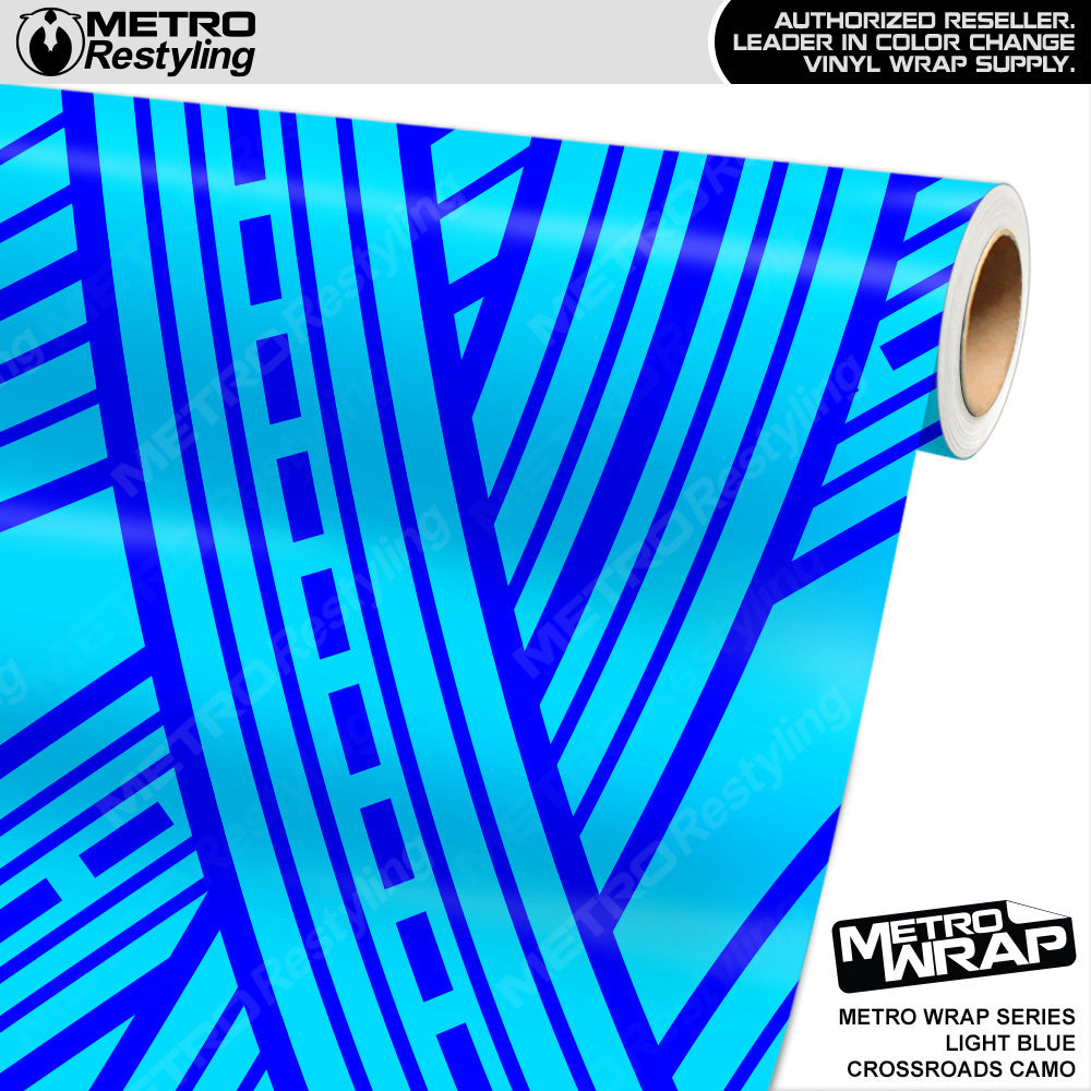 Metro Wrap Crossroads Blue Vinyl Film