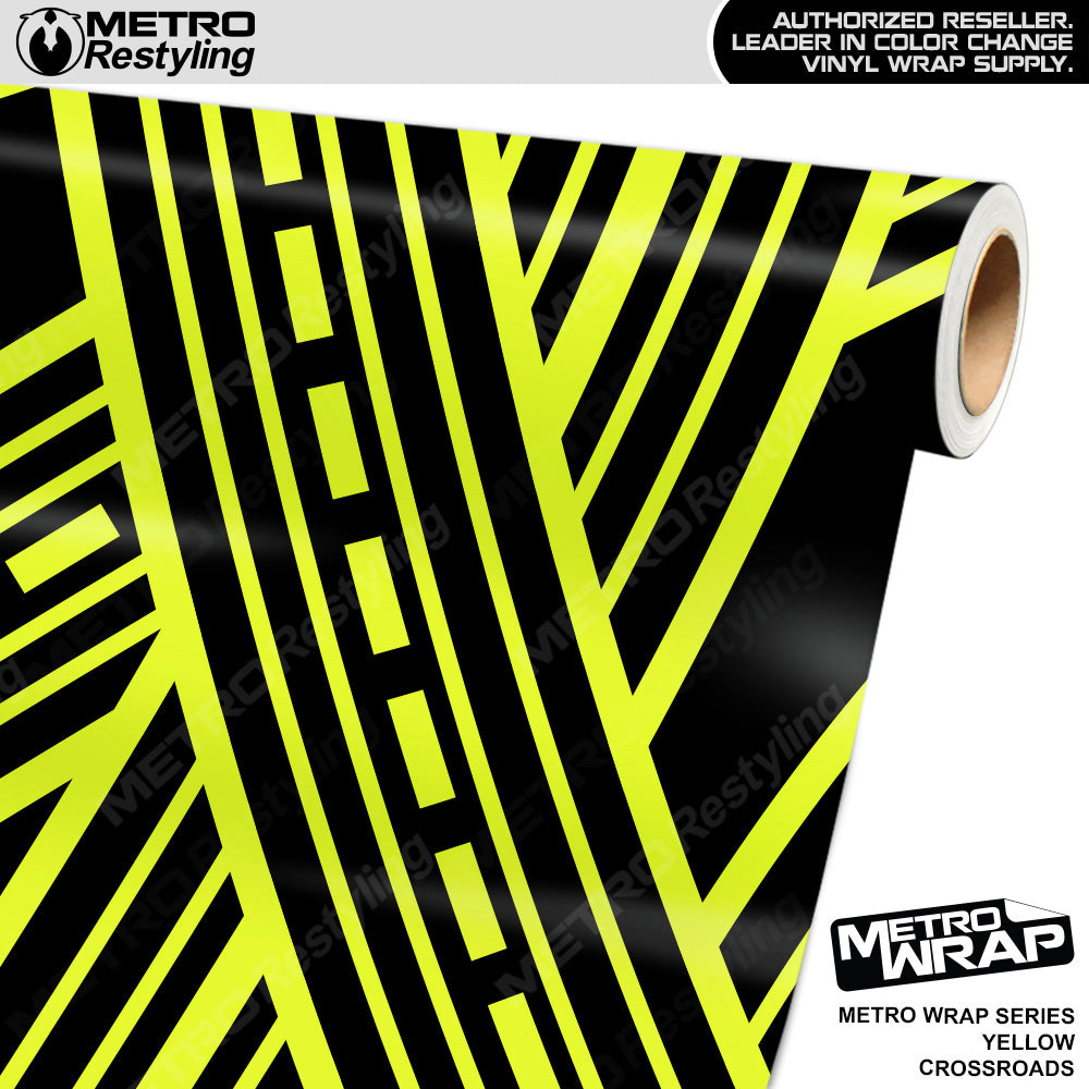 Metro Wrap Crossroads Yellow Vinyl Film