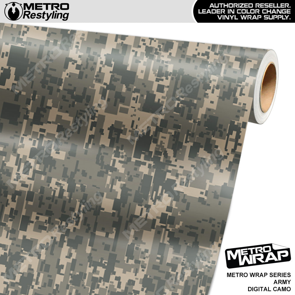 BROWN TAN Digital Camouflage Vinyl Car Wrap Camo Film Decal Sheet