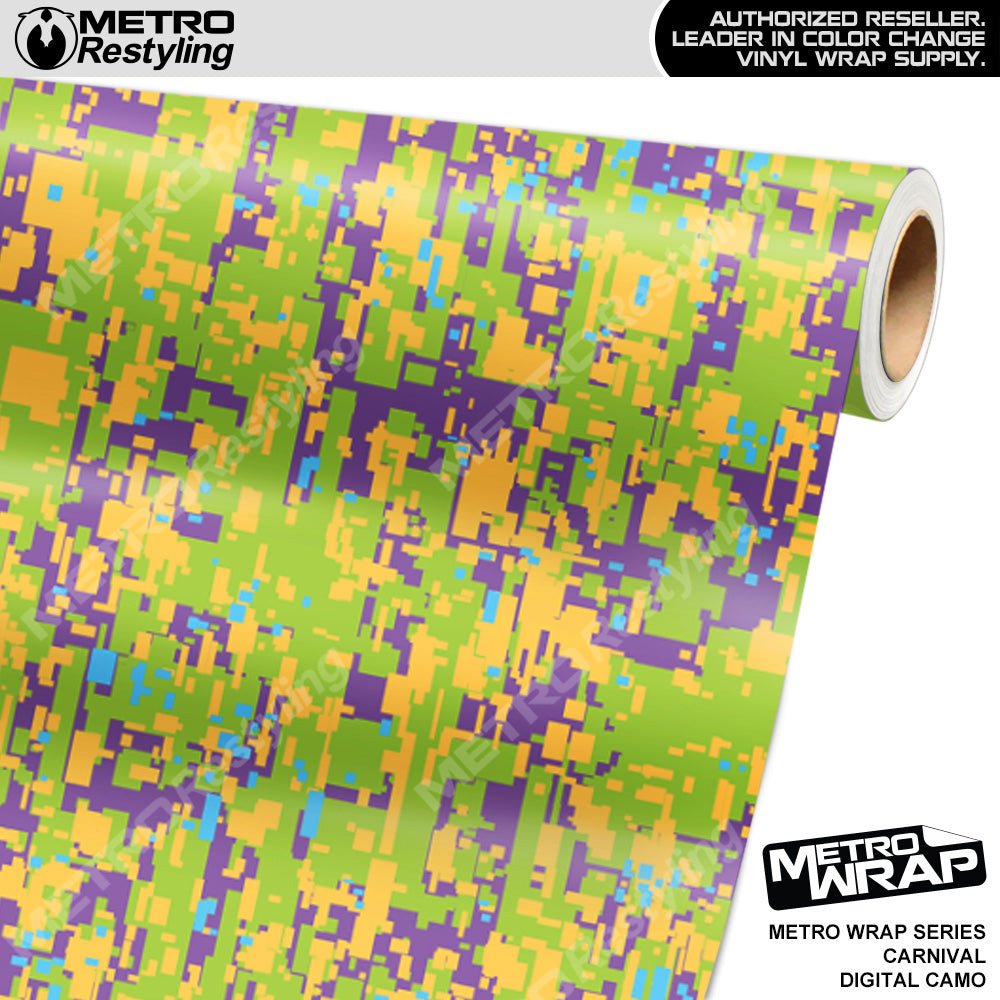 Metro Wrap Digital Carnival Camouflage