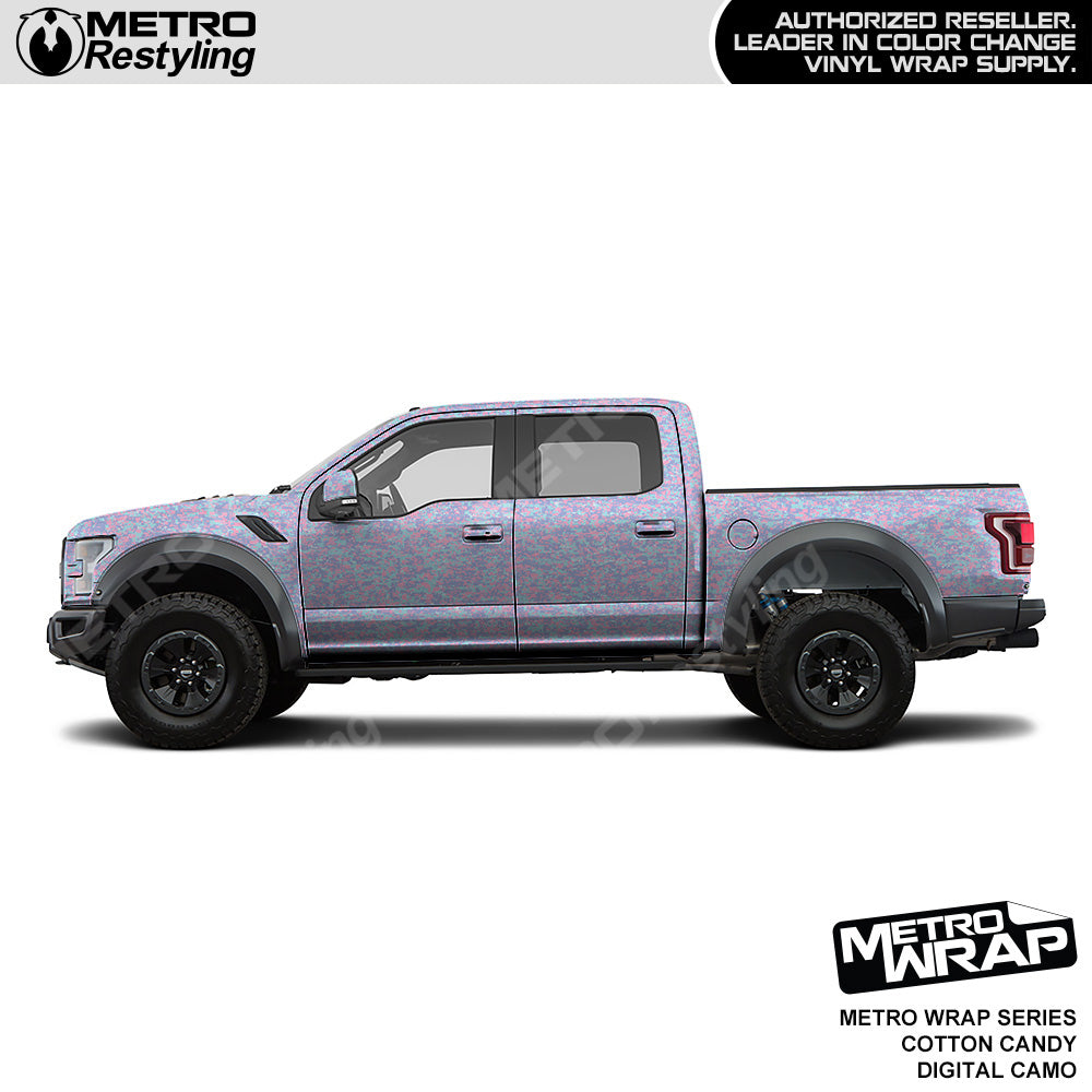 Metro Wrap Digital Cotton Candy Camouflage Truck Wrap