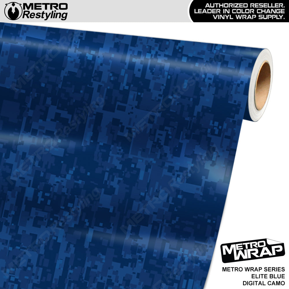 Metro Wrap Digital Elite Blue Camouflage