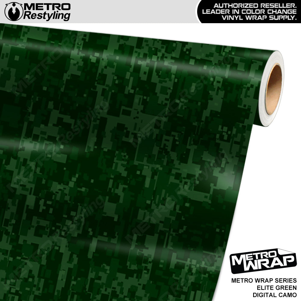 Metro Wrap Digital Elite Green Camouflage