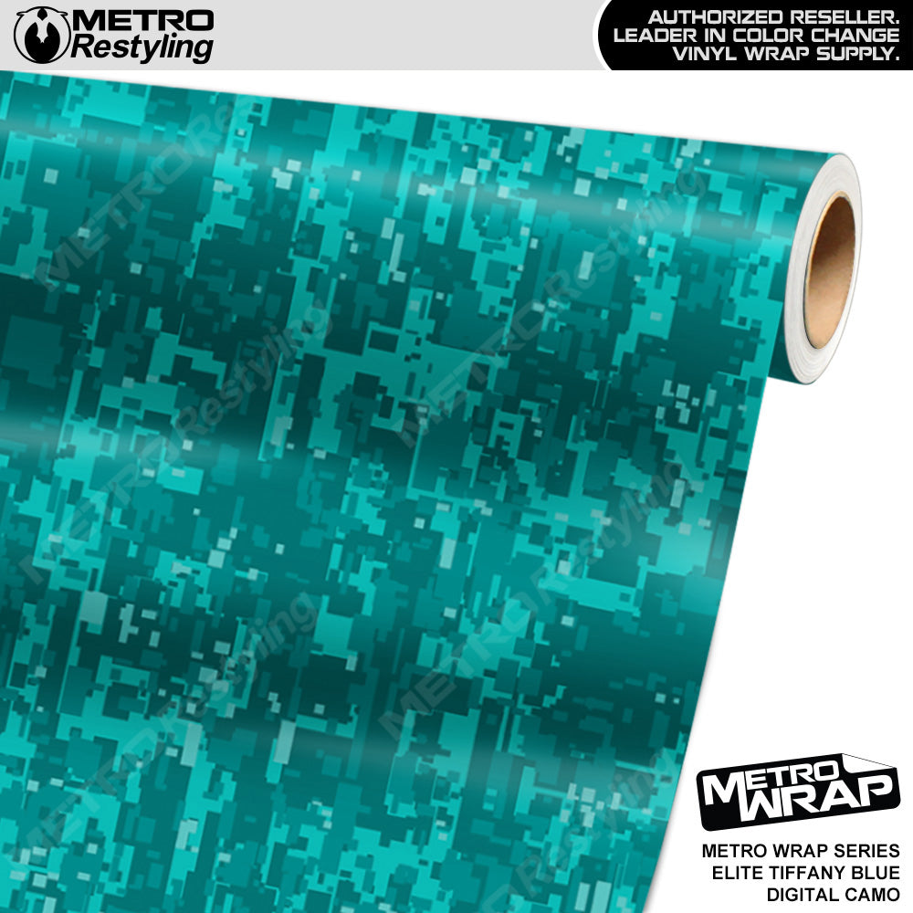 Metro Wrap Digital Elite Tiffany Blue Camouflage