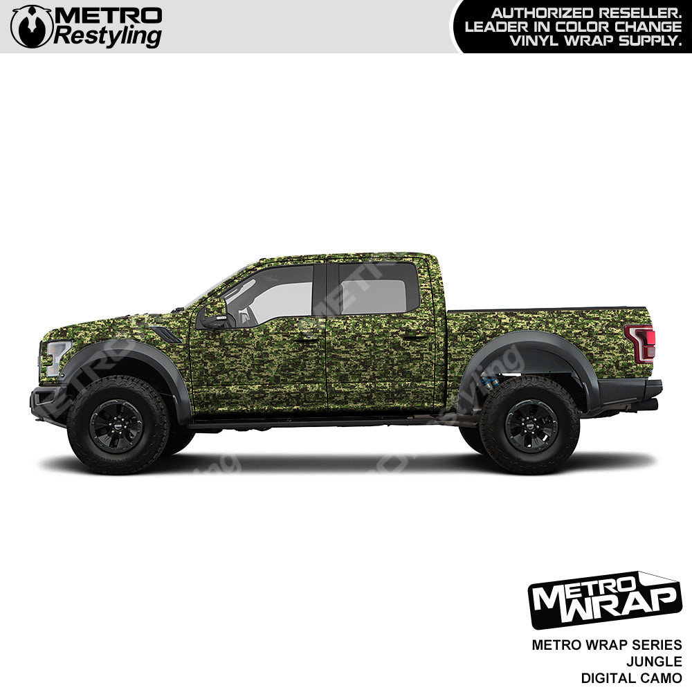 Metro Wrap Digital Jungle Camouflage Truck Wrap