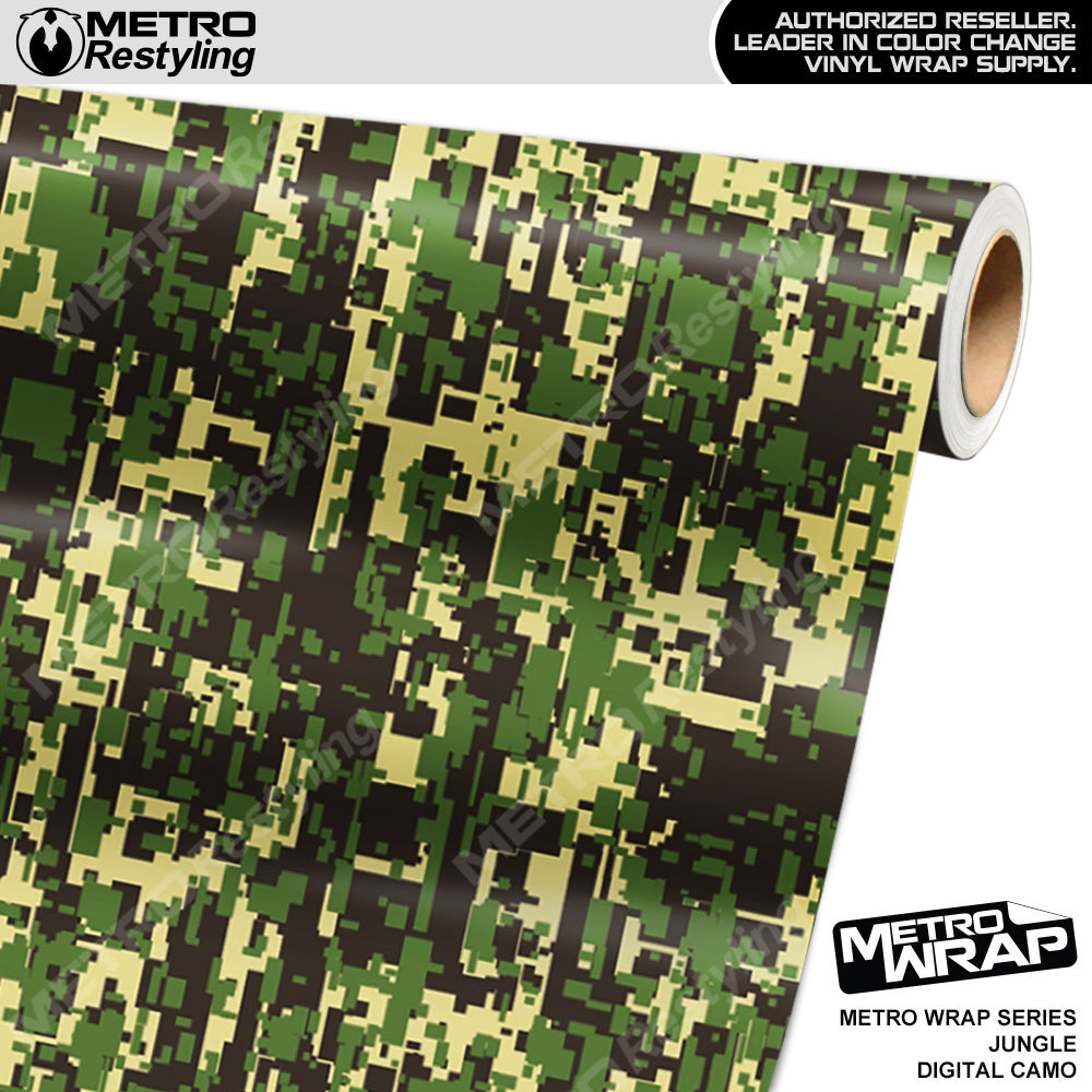 Metro Wrap Digital Jungle Camouflage