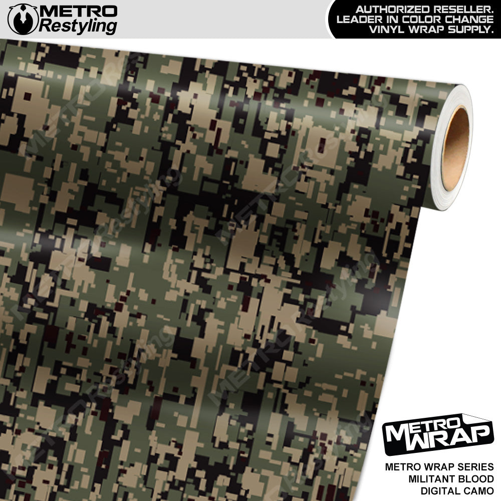 Metro Wrap Digital Militant Blood Camouflage
