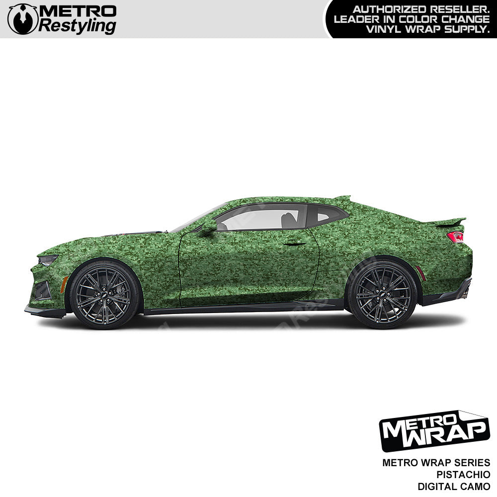Metro Wrap Digital Pistachio Camouflage Car Wrap