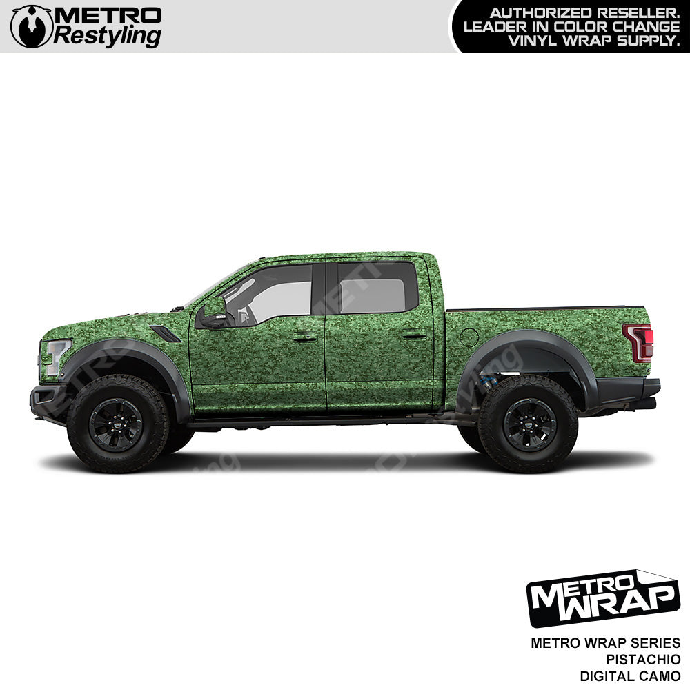 Metro Wrap Digital Pistachio Camouflage Truck Wrap