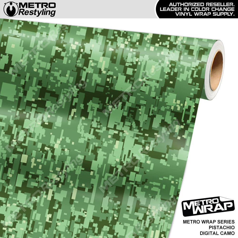 Metro Wrap Digital Pistachio Camouflage