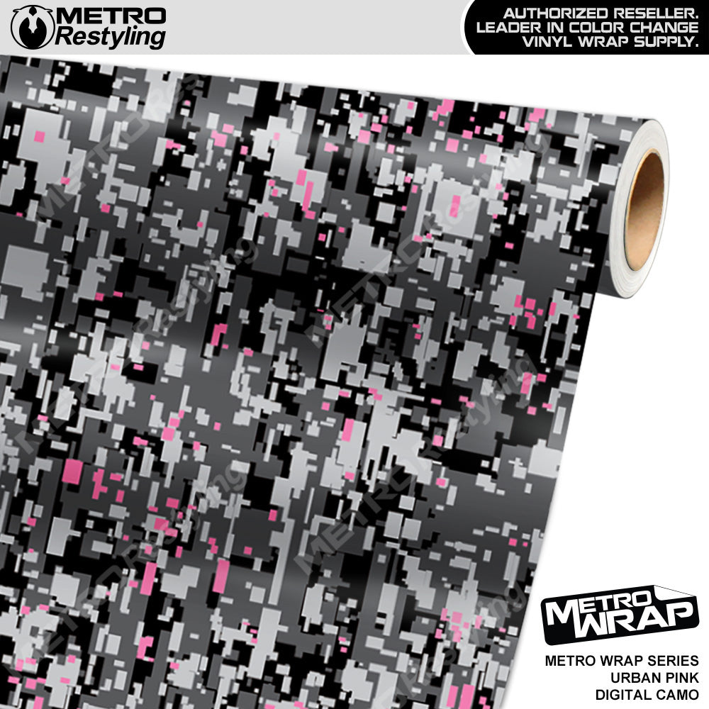 Metro Wrap Digital Urban Pink Vinyl Wrap