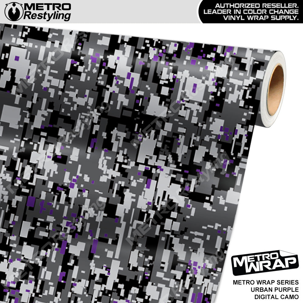Metro Wrap Digital Urban Purple Camo