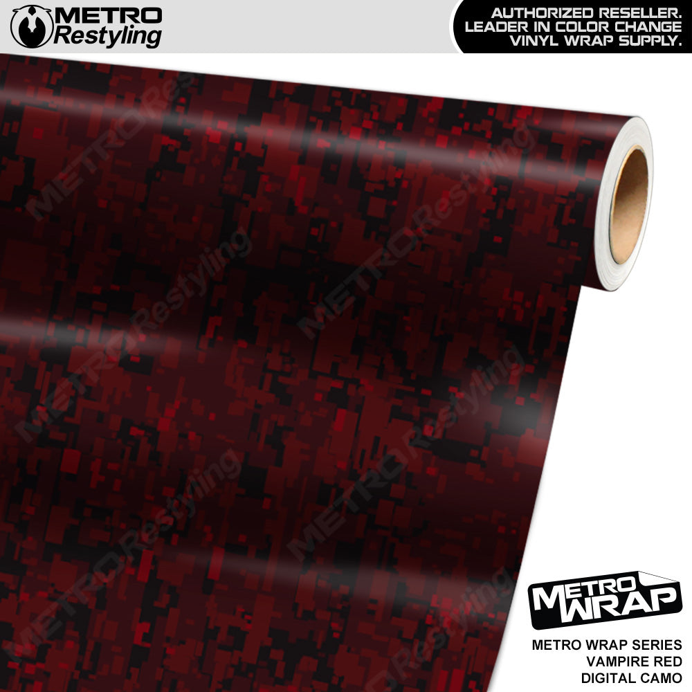 Metro Wrap Digital Vampire Red Camouflage