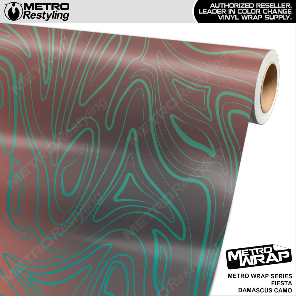 Metro Wrap Damascus Fiesta Camouflage Vinyl Film