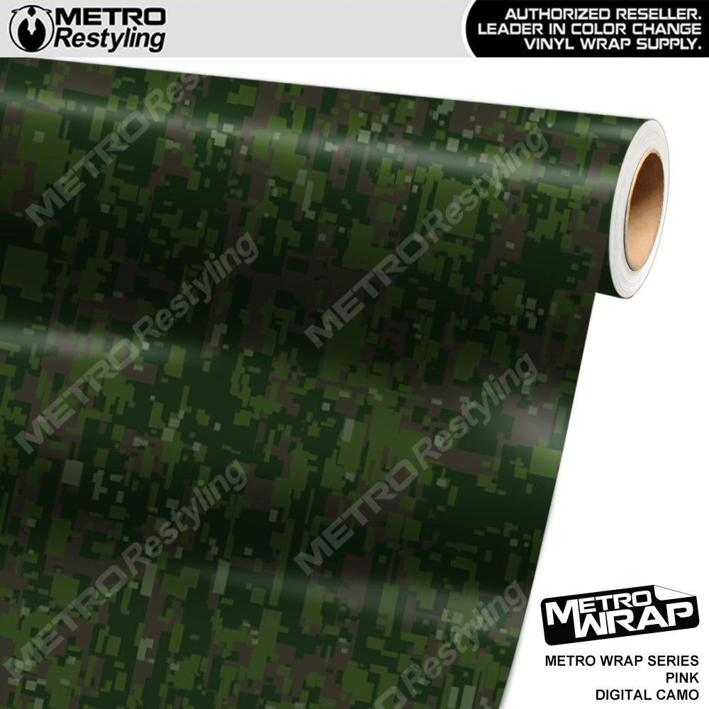 Metro Wrap Digital Army Dark Green Vinyl Wrap