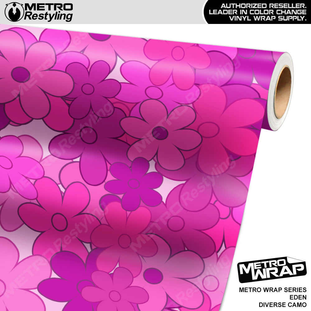 Metro Wrap Diverse Eden Camouflage Vinyl Film