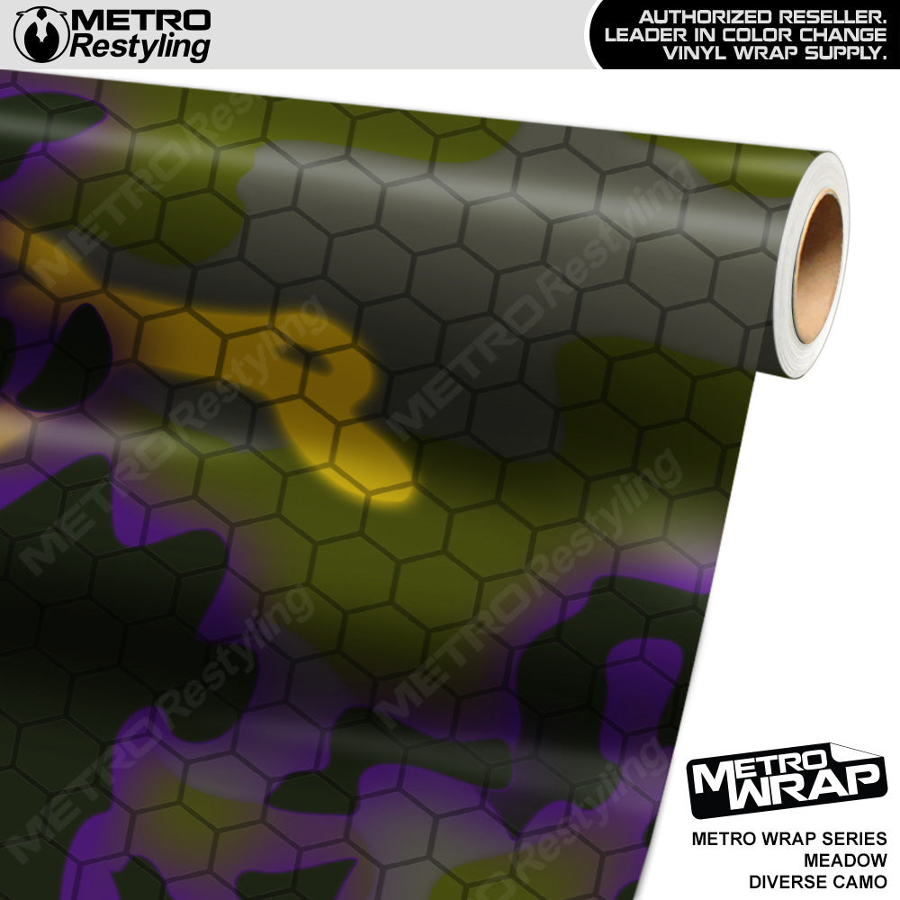 Metro Wrap Diverse Meadow Camouflage Vinyl Film