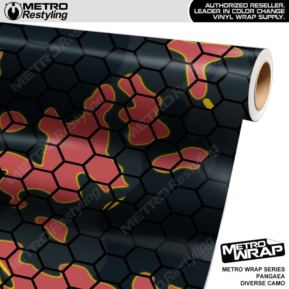 Metro Wrap Diverse Pangaea Camouflage Vinyl Film