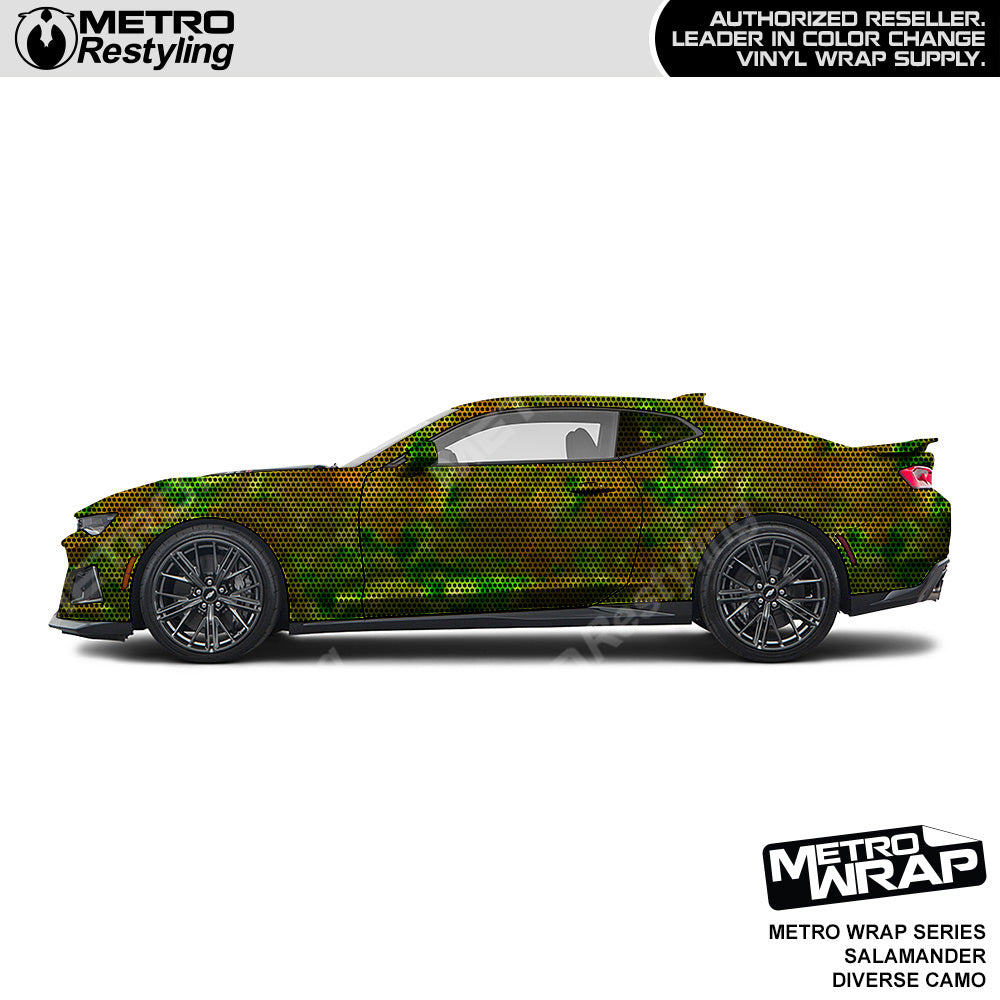 Metro Wrap Diverse Salamander Camouflage Vinyl Film