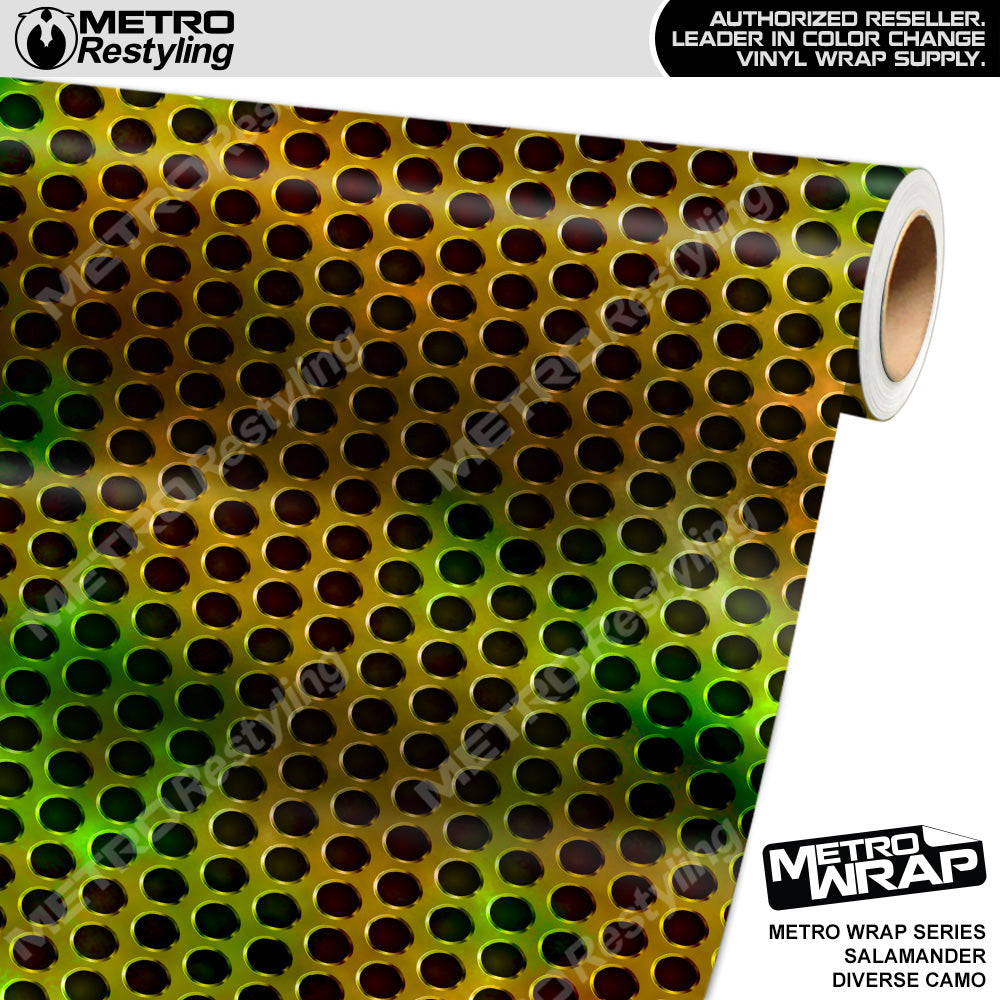 Metro Wrap Diverse Salamander Camouflage Vinyl Film