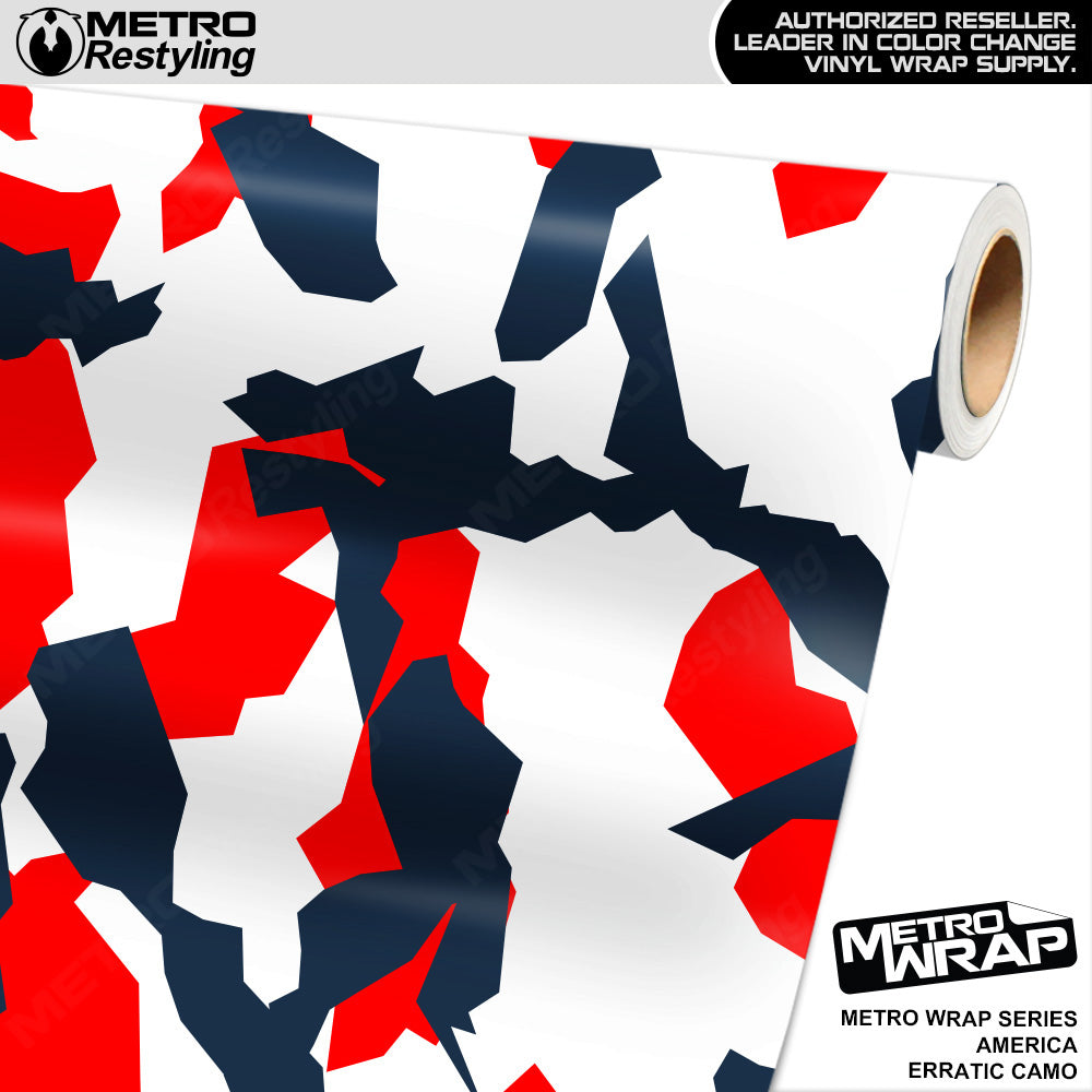 Metro Wrap Erratic America Camouflage Vinyl Film
