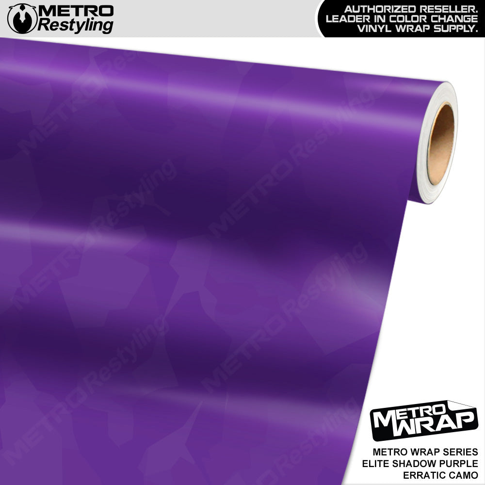 Metro Wrap Erratic Elite Shadow Purple Camouflage Vinyl Film