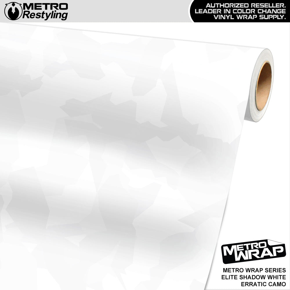Metro Wrap Erratic Elite Shadow White Camouflage Vinyl Film