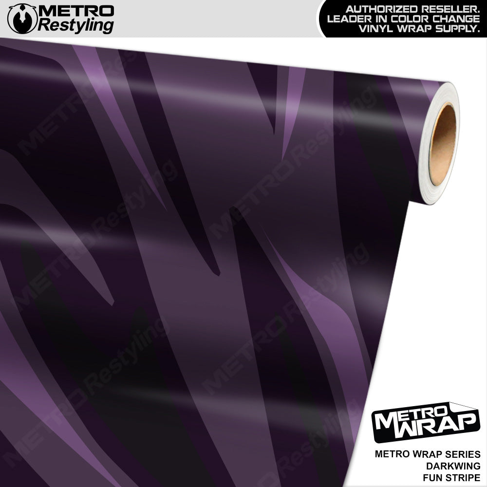Metro Wrap Fun Stripe Darkwing Camouflage Vinyl Film