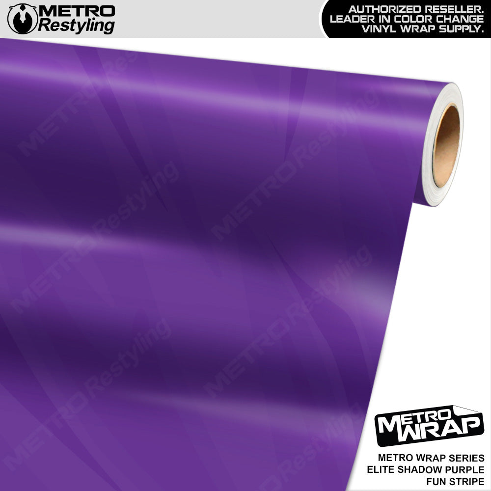 Metro Wrap Fun Stripe Elite Shadow Purple Camouflage Vinyl Film