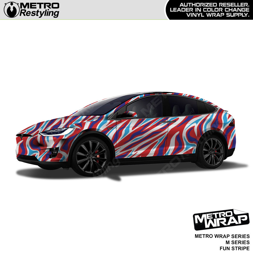 Metro Wrap Fun Stripe M Series Camouflage Vinyl Film