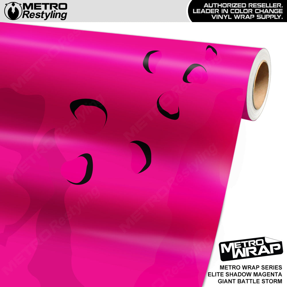 Metro Wrap Giant Battle Storm Elite Shadow Magenta Camouflage Vinyl Film