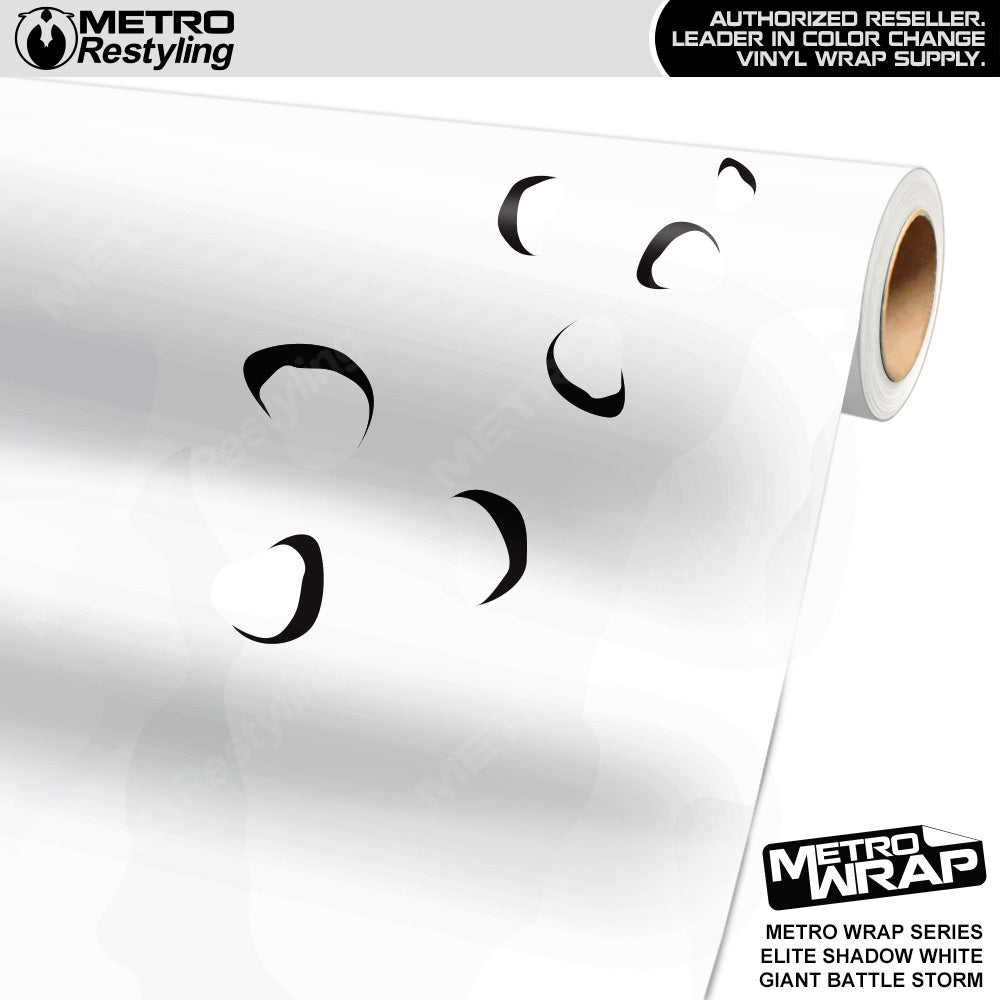 Metro Wrap Giant Battle Storm Elite Shadow White Camouflage Vinyl Film