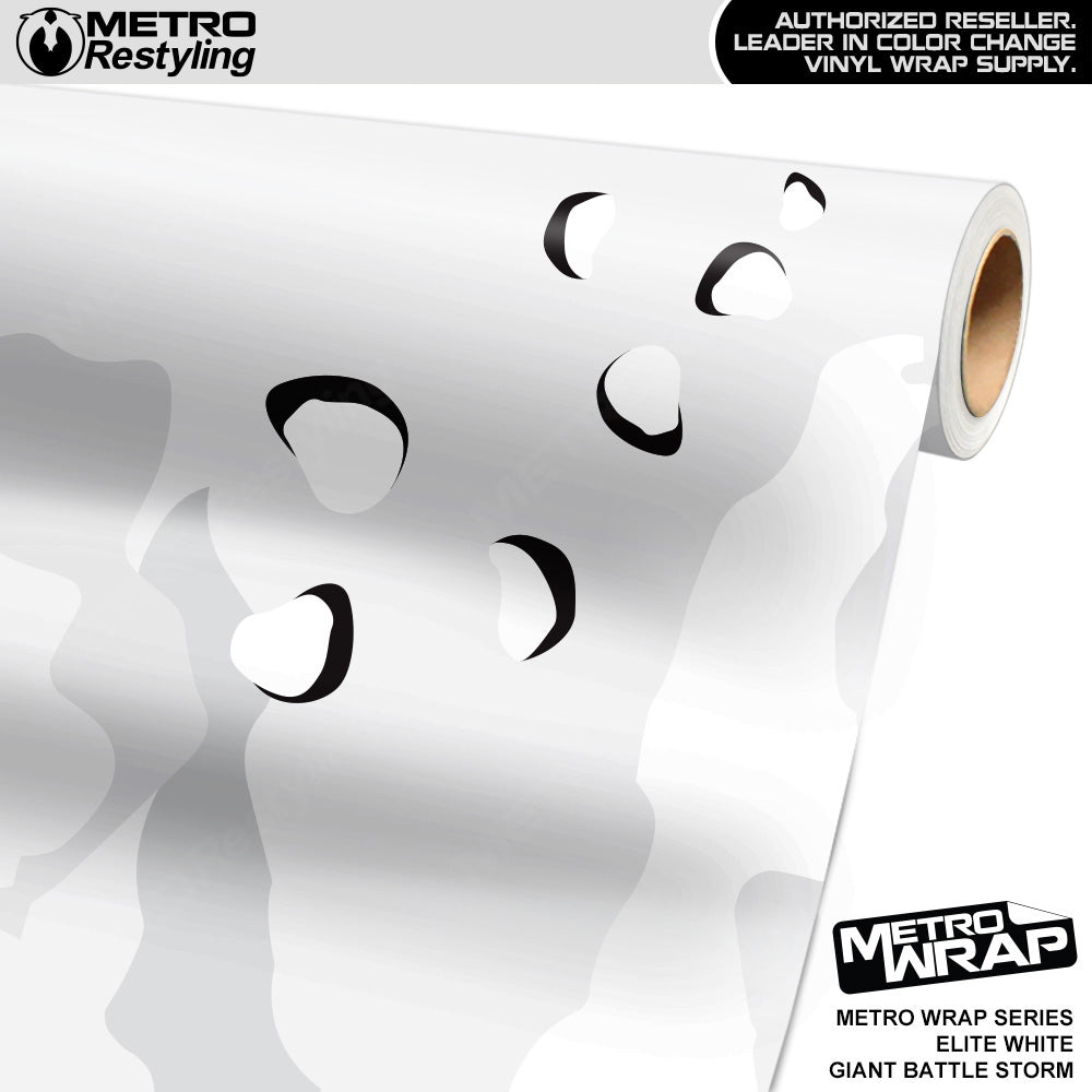 Metro Wrap Giant Battle Storm Elite White Camouflage Vinyl Film