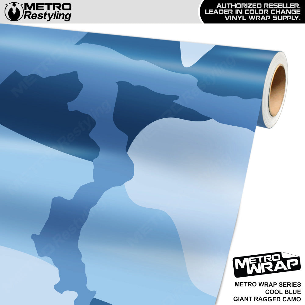 Giant Ragged Cool Blue - Metro Wrap | Metro Restyling