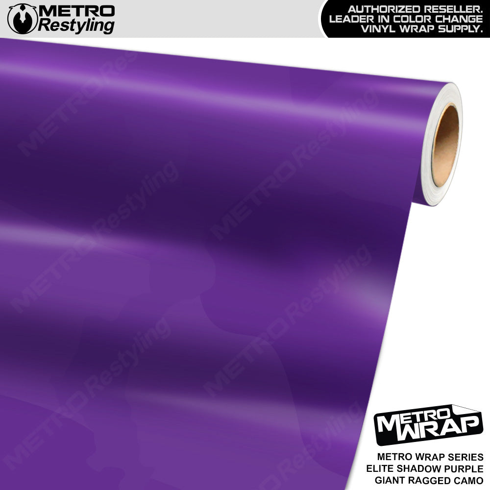 Metro Wrap Giant Ragged Elite Shadow Purple Camouflage Vinyl Film