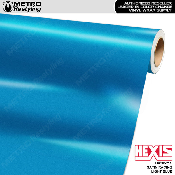 Satin Racing Light Blue - Hexis | Metro Restyling