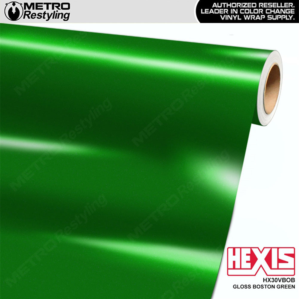 Hexis Gloss Boston Green Vinyl Wrap