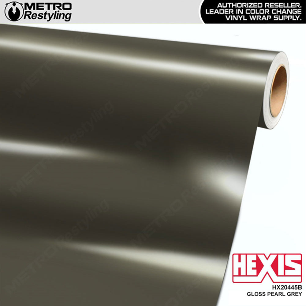 Hexis Gloss Pearl Gray Vinyl Wrap | HX20445B
