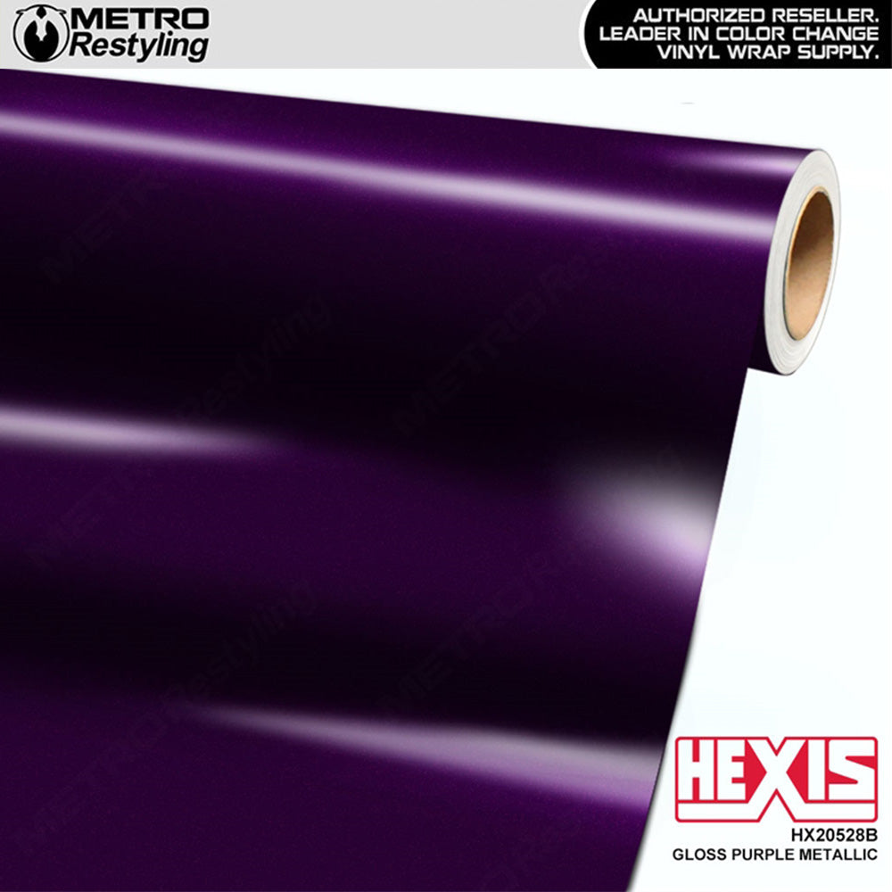 Hexis Gloss Purple Metallic Vinyl Wrap | HX20528B