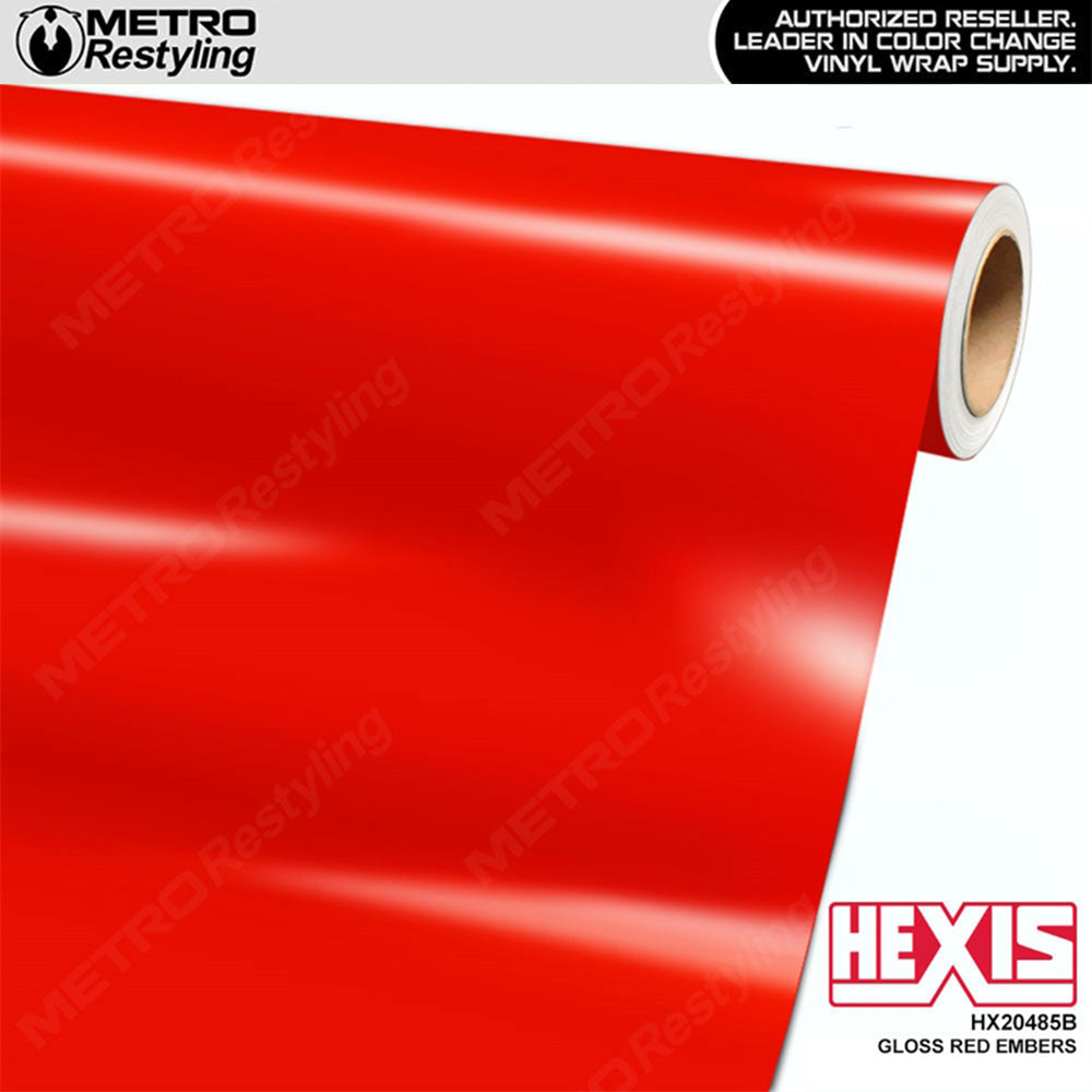 Hexis Gloss Red Embers Vinyl Wrap