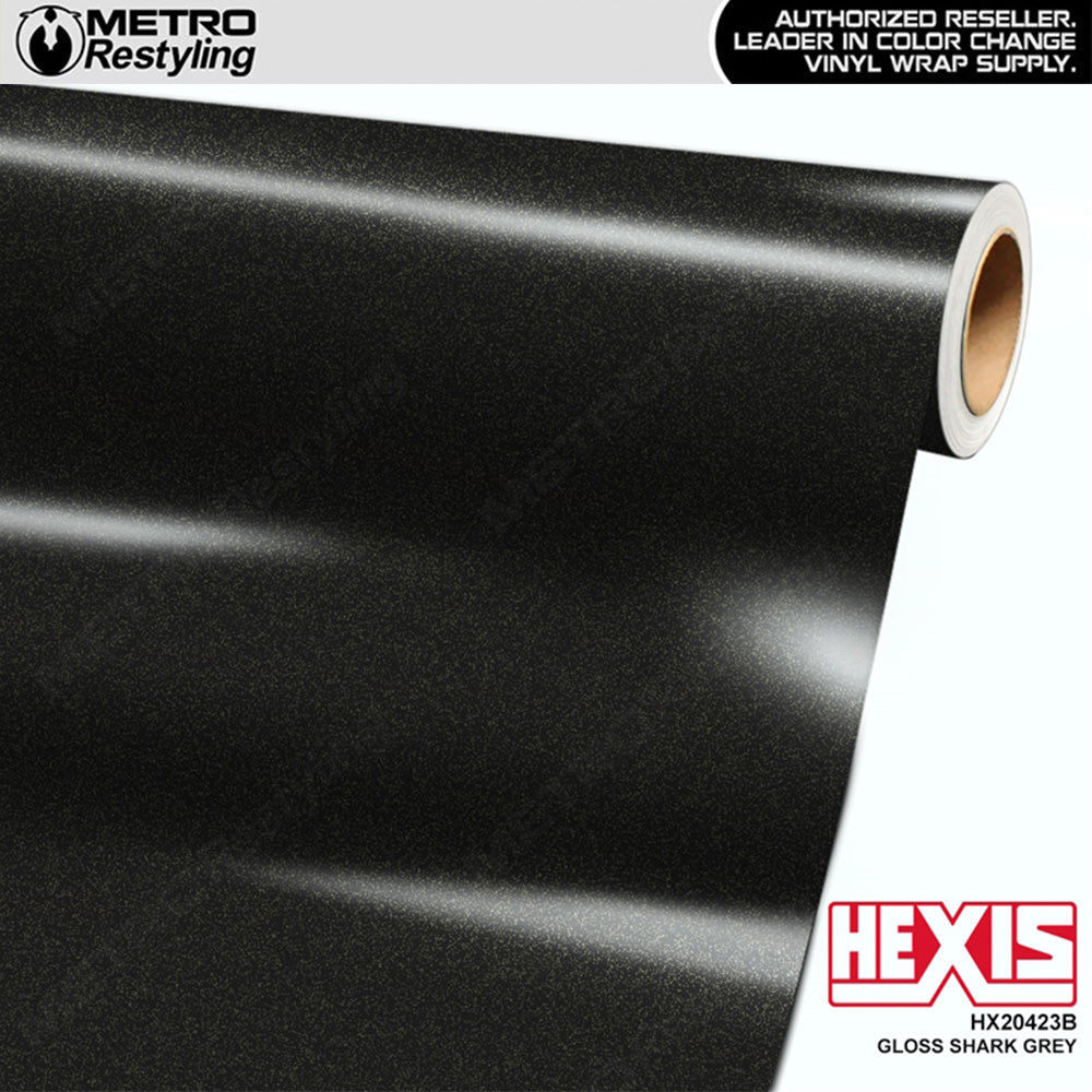 Hexis Gloss Shark Gray Vinyl Wrap
