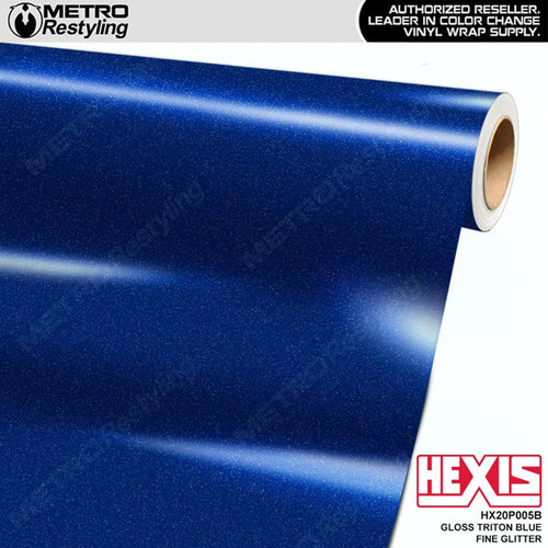 Gloss Triton Blue Fine Glitter - Hexis | Metro Restyling