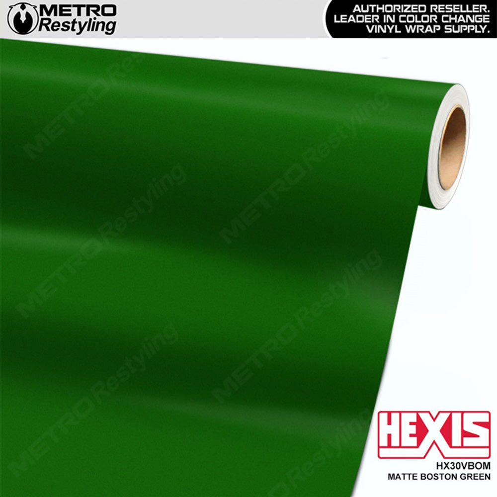 Hexis Matte Boston Green Vinyl Wrap | HX30VBOM