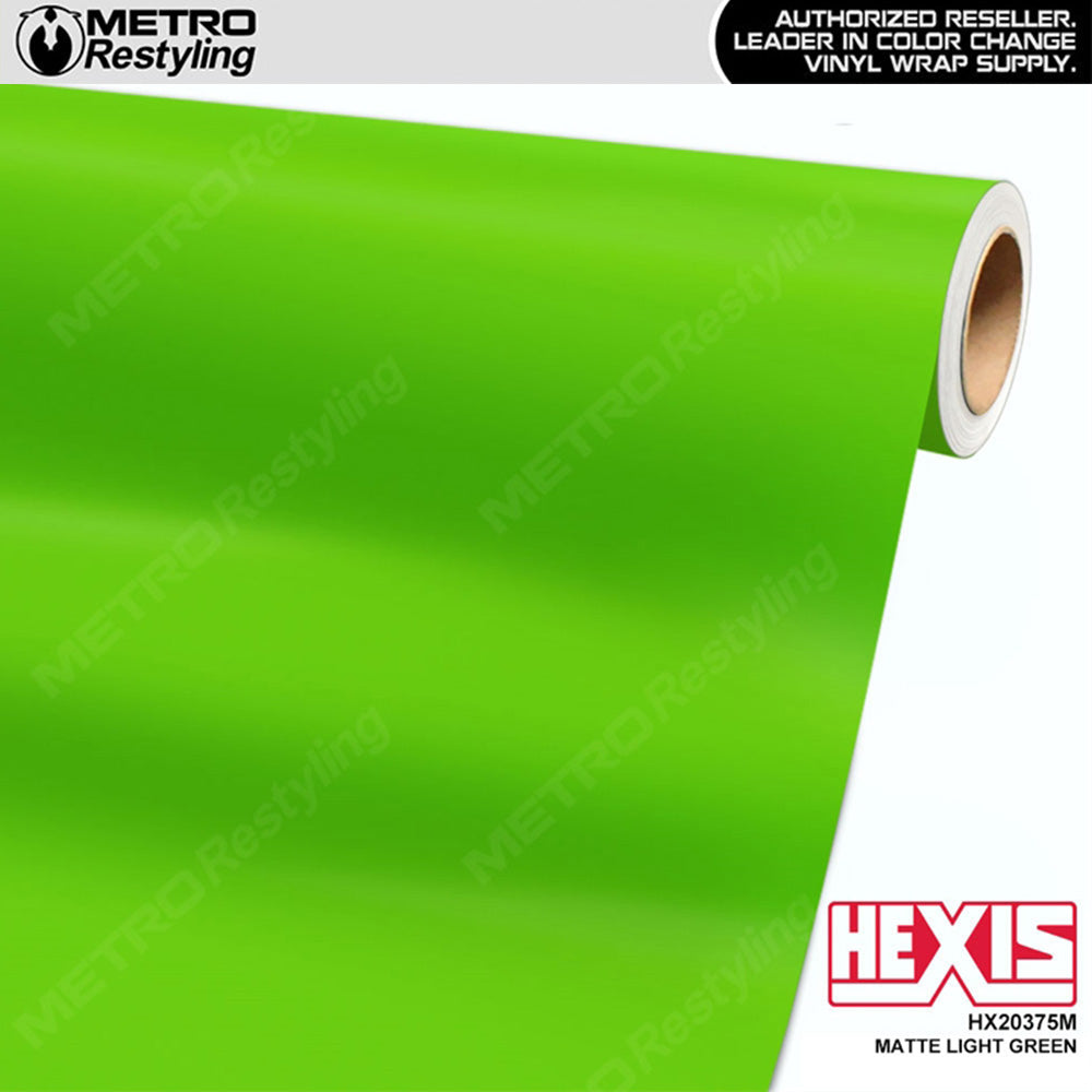 Hexis Matte Light Green Vinyl Wrap